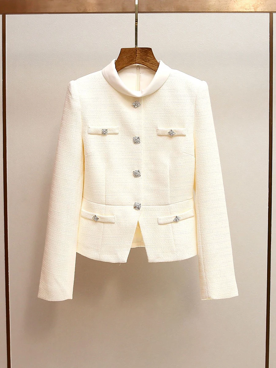 VGH Temperamento solido Dimagrante Set a due pezzi per le donne Girocollo Manica lunga Top Gonna a vita alta Autunno Chic Set femminile Nuovo