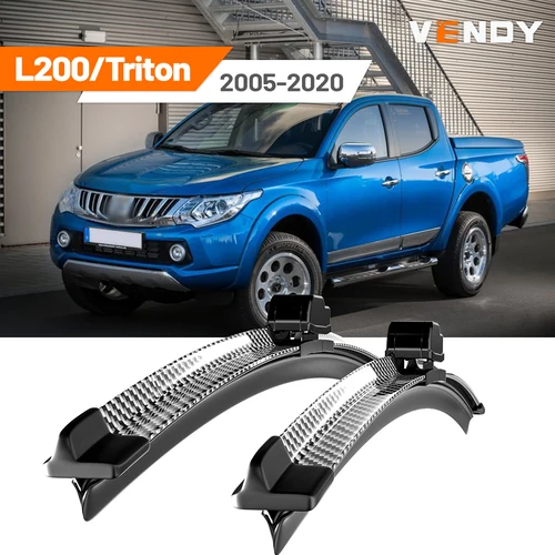 Para Mitsubishi L200 Triton 2005-2020 2006 2007 2009 2010 2011 2014 2015 2016 2 uds limpiaparabrisas delantero limpiaparabrisas
