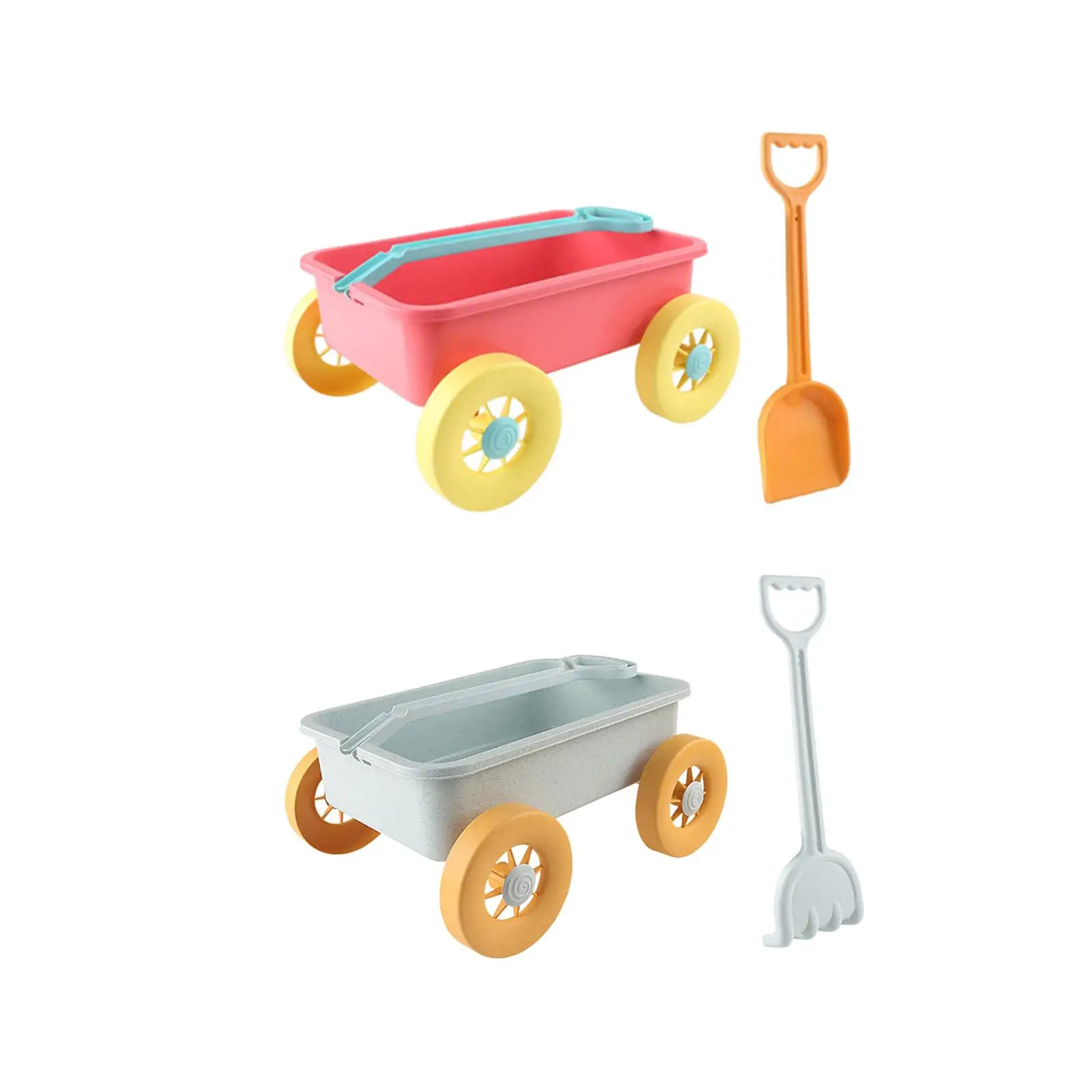 Pretend Play Wagon Toy Beach Toy Garden Wagon Toy Construction Vehicle Summer