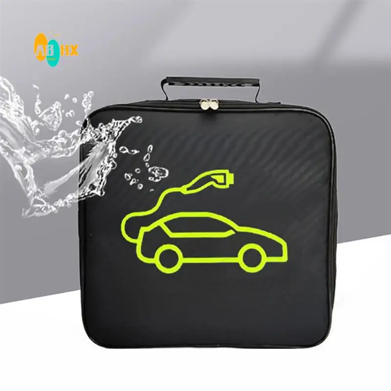 

ABHX-EV Car Charging Cable Storage Carry Bag For Electric Vehicle Charger Plugs Sockets Waterproof Equipment Container
