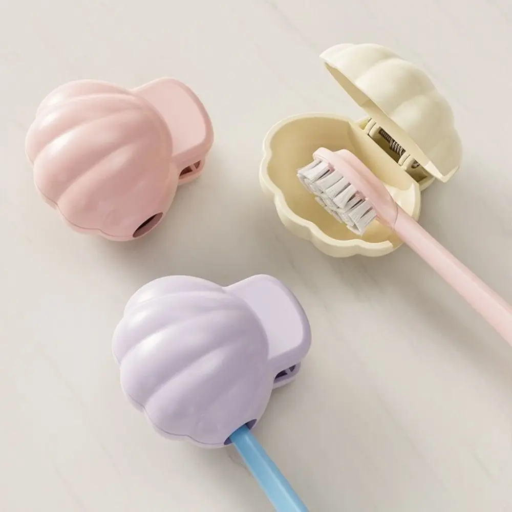 Universal Fit Toothbrush Head Cover Ventilated Spring Clasp Toothbrush Cover Clip-On Plastic Portable Toothbrush Cap Travel