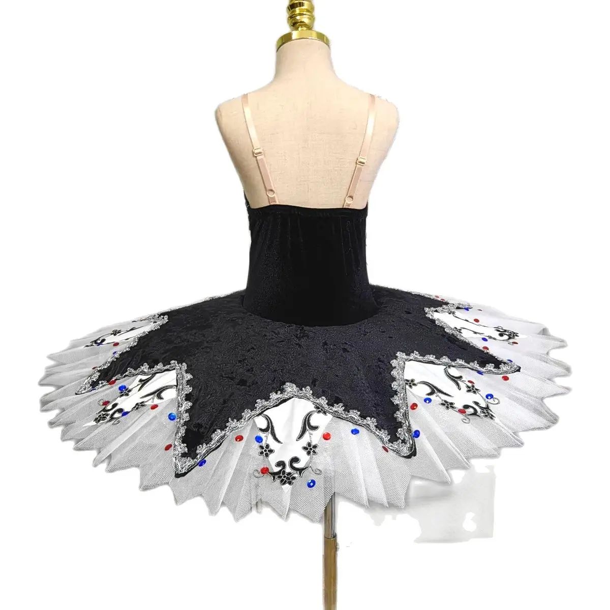 New Arrived Children's Ballet Tutu Skirt Costumes White Swan  Performance Clothing Leotards for Girls