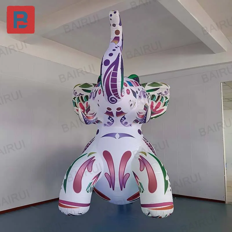 Inflatable elephant, custom-made advertising inflatable cartoon elephant mascot figure for events
