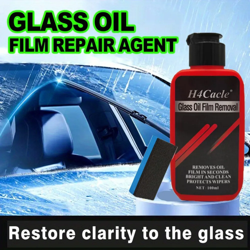 

Удаление масляной пленки из стекла. Легкая полировка автомобиля. Техническое обслуживание. Бесследное глянцевое средство для полировки лобового стекла и бокового зеркала. Полировка автомобильного стекла.