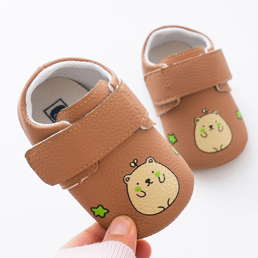 

Baby Leather Casual Crib Shoes For First Steps For Toddlers Girl Boys Newborn Infant Educational Walkers kids Children Sneakers