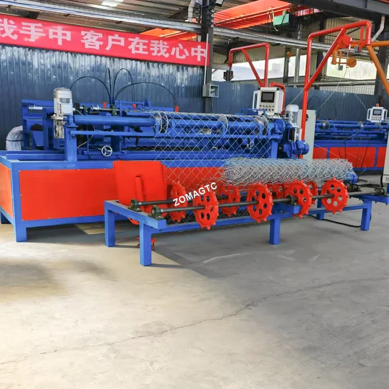 Full Automatic Chain Link Weaving Machine Metal Grass Steel Wire Mesh Making Machine Fences Making Machine for Fences