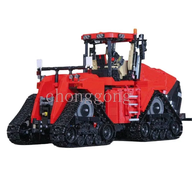 New Remote Control Of Farm TractorQuadTrac 620 And Elmer HaulMaster 2000  Building Block  Assembly Toy Model Boy\'s Birthday Gift