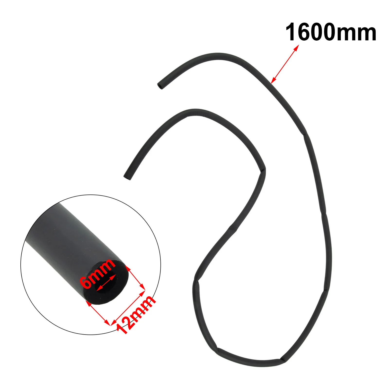 1.6M Bike Internal Cable Housing Damper Bicycle Practical Inner Cable Sound-Absorbing Tube Cotton For Bike Inside Wiring