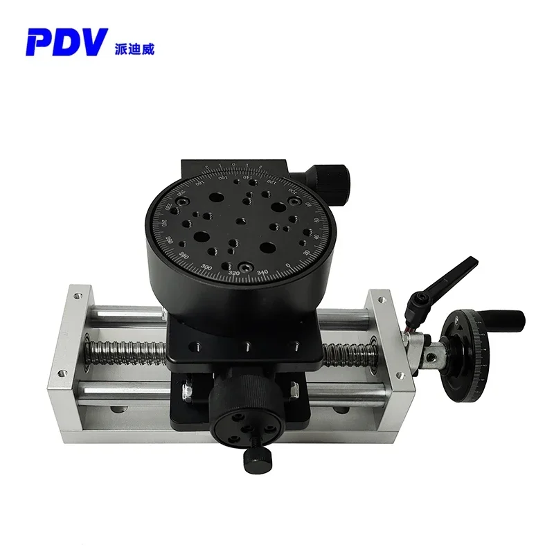 Precision Manual Three-Axis Combination Stage Multidimensional Platform Translation Lifting Rotary Stage