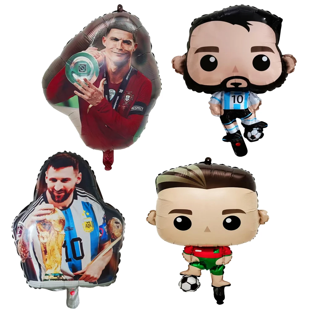 Cr7 футбольная тема, украшение для дня рождения, Криштиану и Ролодо, беспорядок, фольгированный воздушный шар, баннер, товары для вечеринок, детский душ, мальчик и девочка