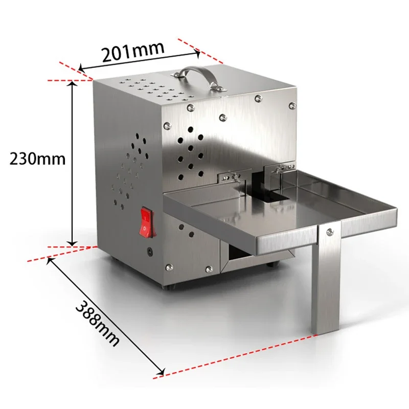 Chestnut Cracking Machine, Commercial Countertop Small-Scale Nut Processing, Automatic Rolling-Type Cracking Machine