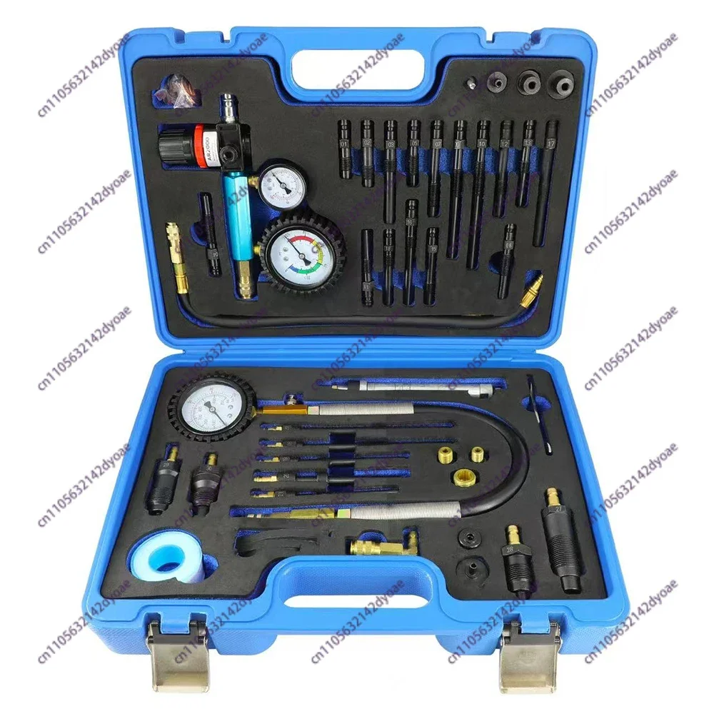 Engine Compression Testers Diesel Petrol Cylinder Leak Down Tester Kit  Compression and Leakage Test Kit