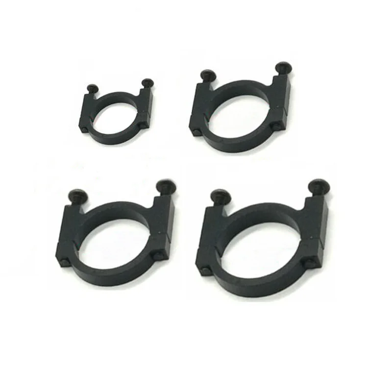 4PCS 16mm 20mm 25mm 30mm Carbon Tube Clip Aluminum Alloy Pipe Clamp Connector Fixture Holder for RC UAV Drone Multicopter