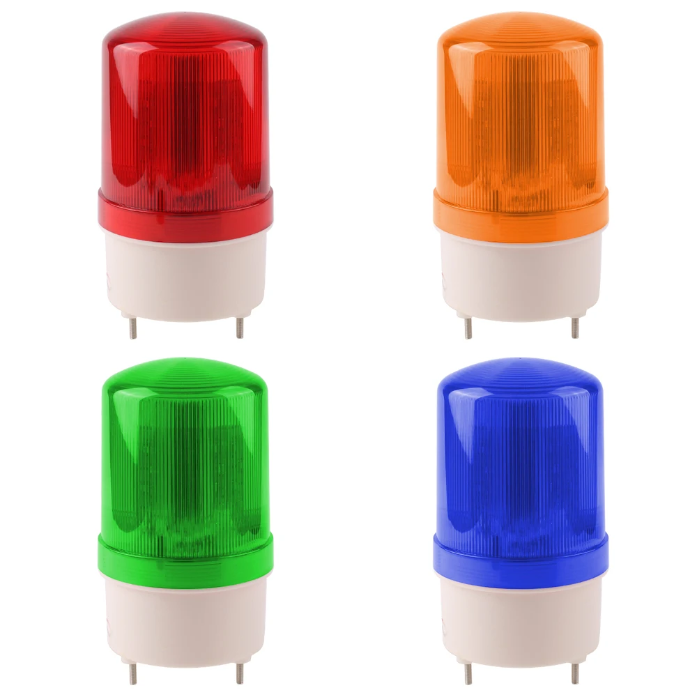 Industrial Audible Visual Alarm Buzzer LTE-1101J Rotating Light Flashing Signal warning Lamp Strobe Siren Indicator LED DC12V24V