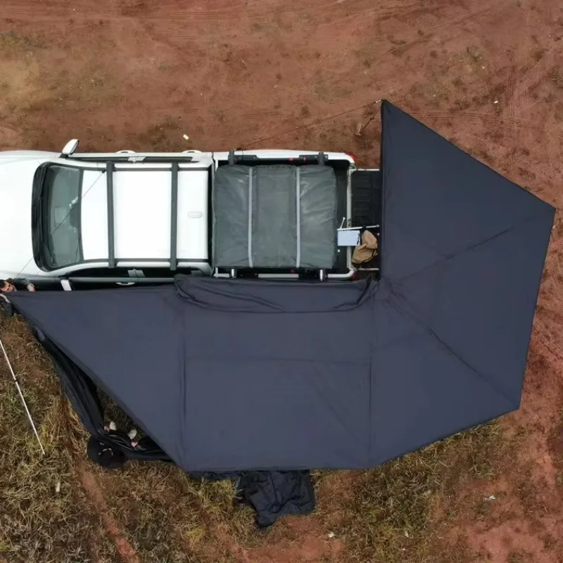 

Автомобильный тент-маркиза 2,5 м, 4x4, 360 градусов, с LED-подсветкой, водонепроницаемый, для внедорожников и кемперов