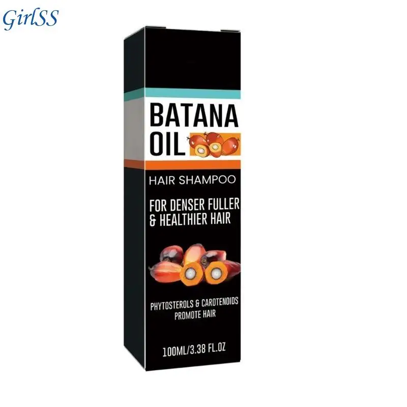 

100 мл шампунь для глубокого питания волос Batana Oil Шампунь для волос для дома, путешествий, бизнеса T4MB