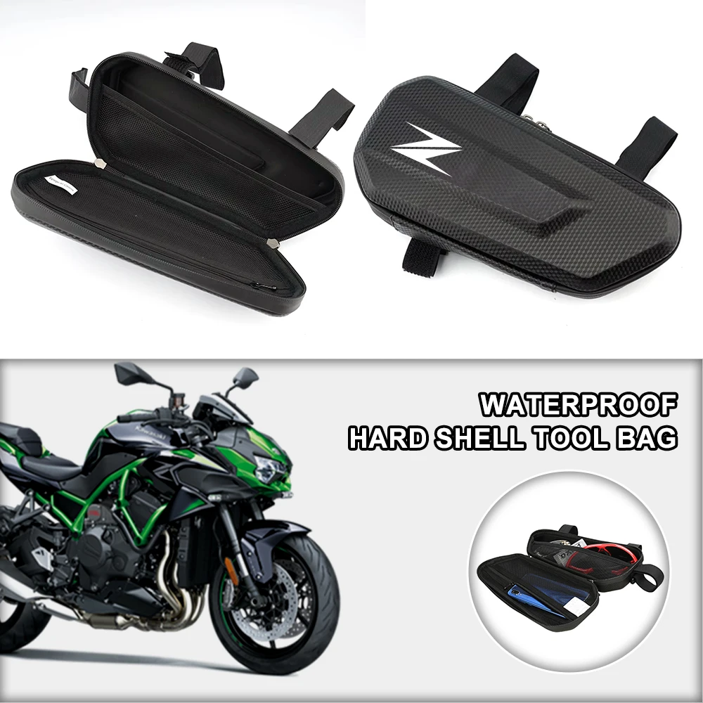 Hard Shell Large Capacity Waterproof Dust Proof Off-road Side Bag For Z Kawasaki Z900SE Z900 Z800 Z750 SE Z1000 Z1100 Z400 Z650