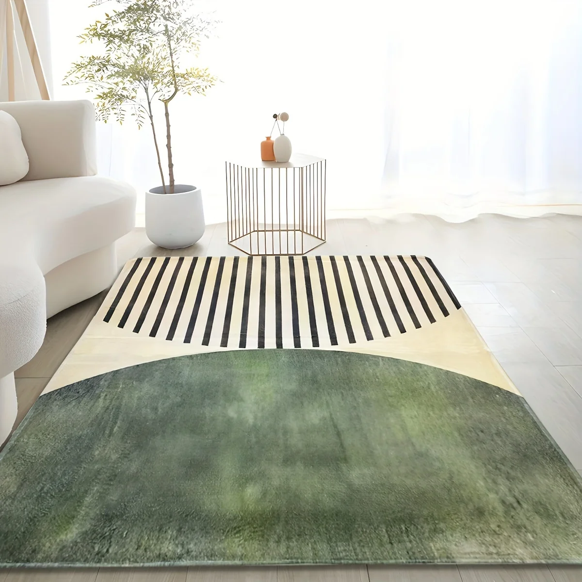 Modern Abstract Art Area Rug Thick Memory Foam Feel Non Slip Bath Mat Washable Bedroom Carpet Home Decor Floor Pad 1PC