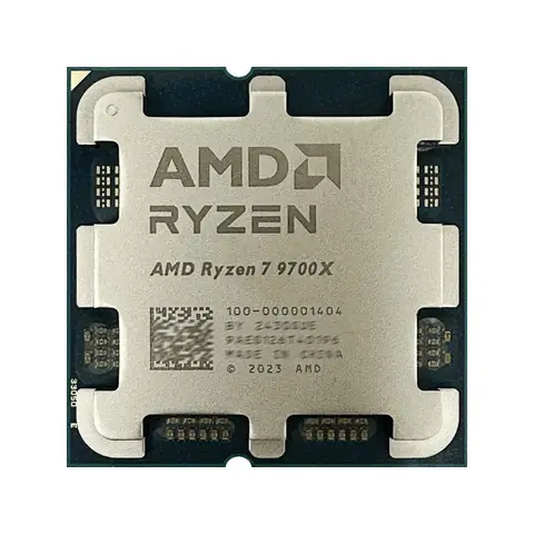AMD New Ryzen 7 9700X Processor 5.5GHz 8-Core 16-Thread 40MB Game Cache 4NM TDP 65W Socket AM5 Gaming CPU Zen5 but no fan