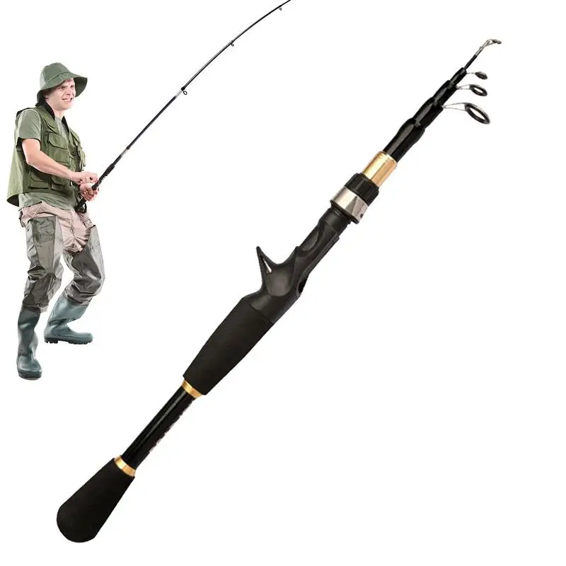 

Telescopic Lure Rod Telescopic Fishing Rod Long Range Casting Fishing Rod Portable Far Casting Fishing Pole Sturdy Telescopic