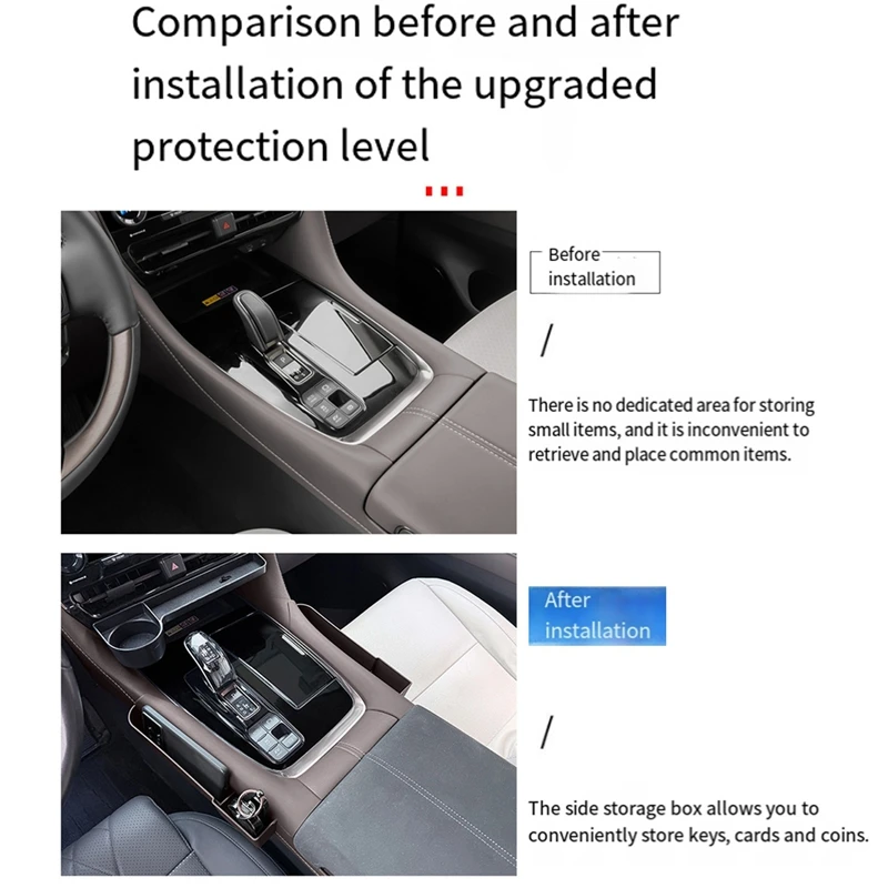 Super Sale For Toyota Alphard/Vellfire 40 Series 2024 Gearshift Storage Boxcenter Console Storage Box (Left-Hand Drive Only)