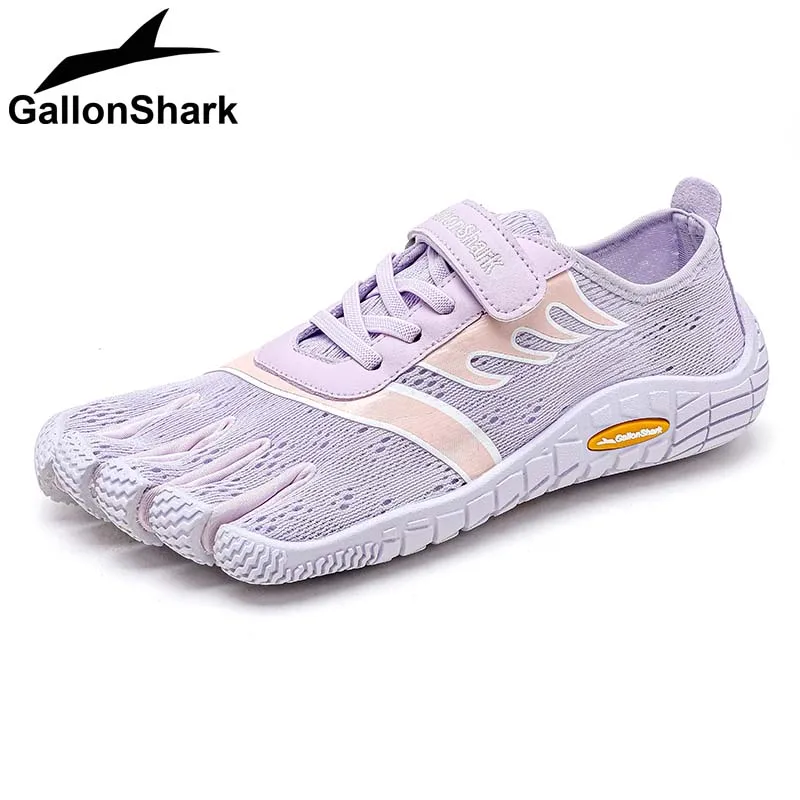 

Knit Five-Finger Fitness Shoes, Barefoot Minimalist Style for Pilates, Dance & Home Gym Sessions