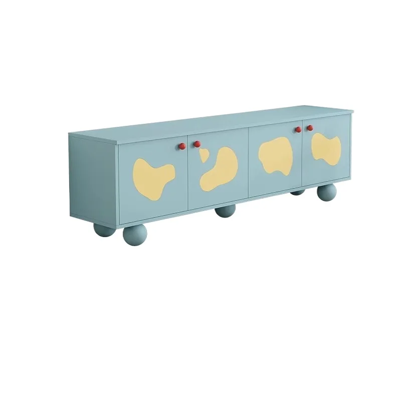 Sea salt rose coffee table, living room household cute blue small apartment table dopamine color new furniture