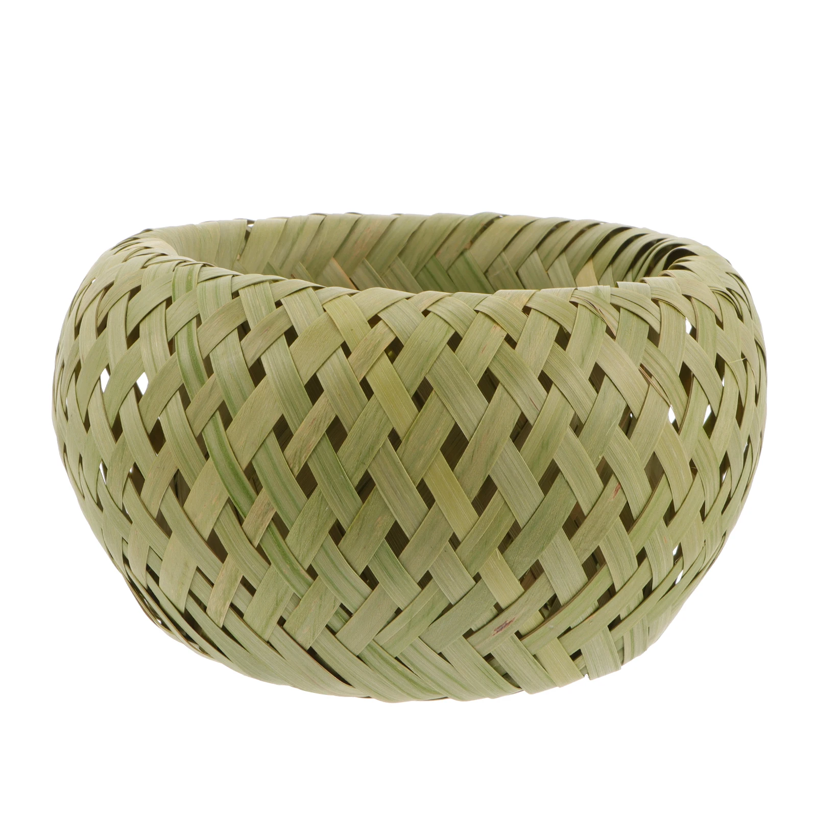 

Bamboo Fruit Basket Woven Storage Container Portable Box for Bread Snack Vegetables Safe Long Use No Deformation Kitchen Bar
