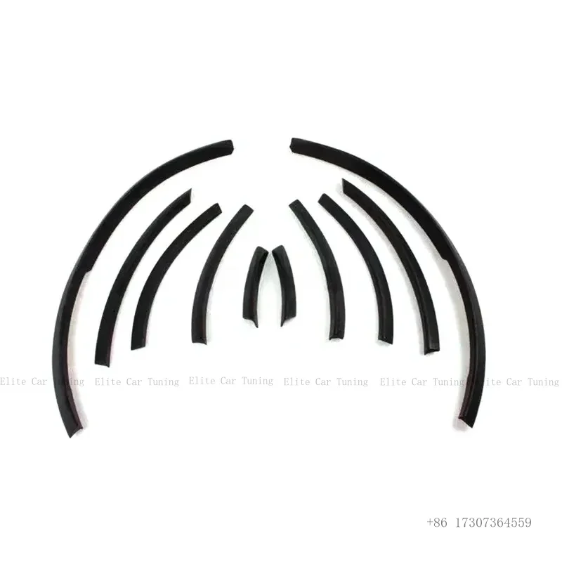 

Factory Hot Selling 10PCS/SET PP Matte Black Bumper Side Wheel Eyebrow Car Protect for s Q7 SQ7 RSQ7 2006 - 2015 Styling