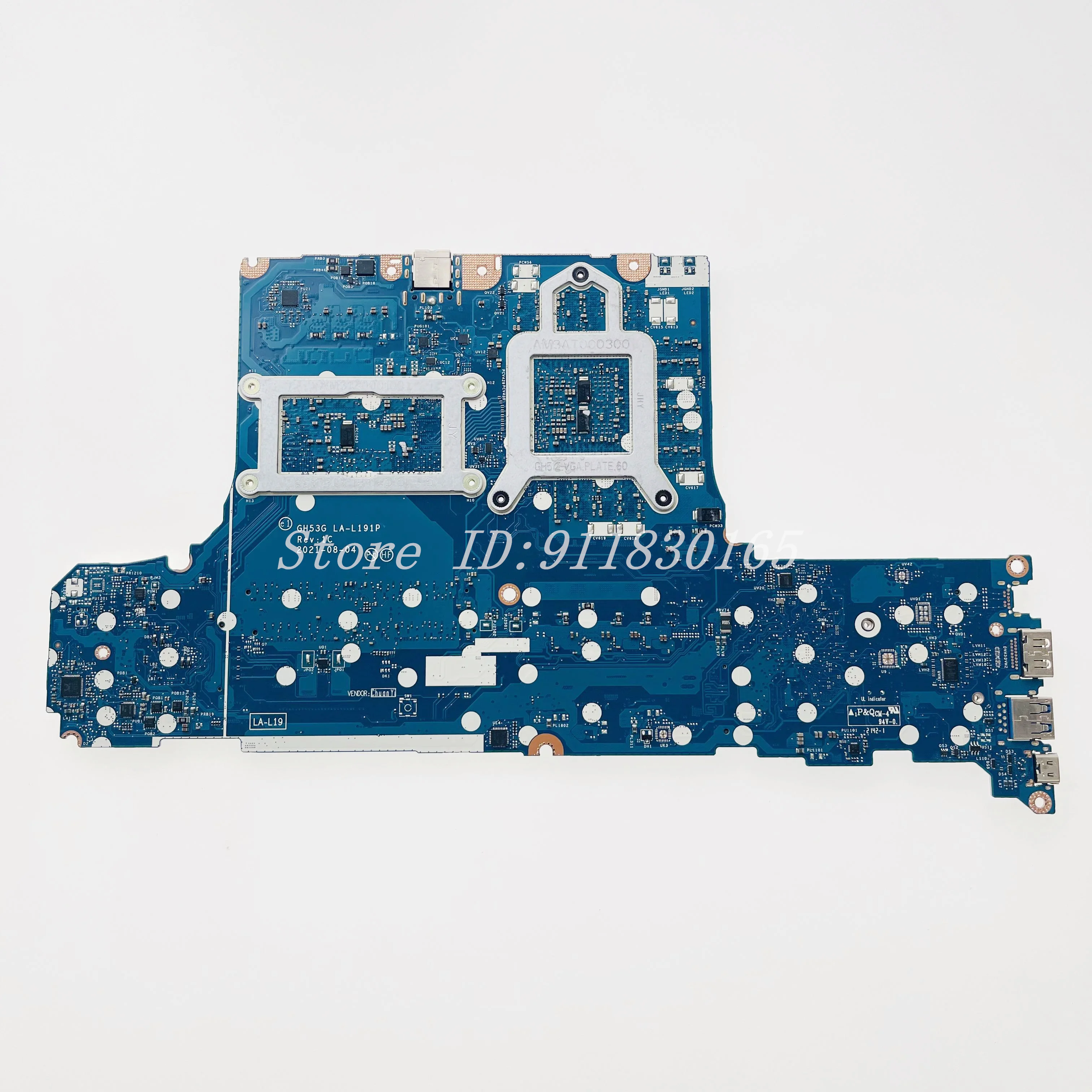 Imagem -02 - Placa-mãe Portátil para Acer Nitro Gh53la-l191p An51557 Nbqew11003 I711800h Cpu Rtx3060 Gpu 6g Ddr4 Mainboard 100 Trabalho