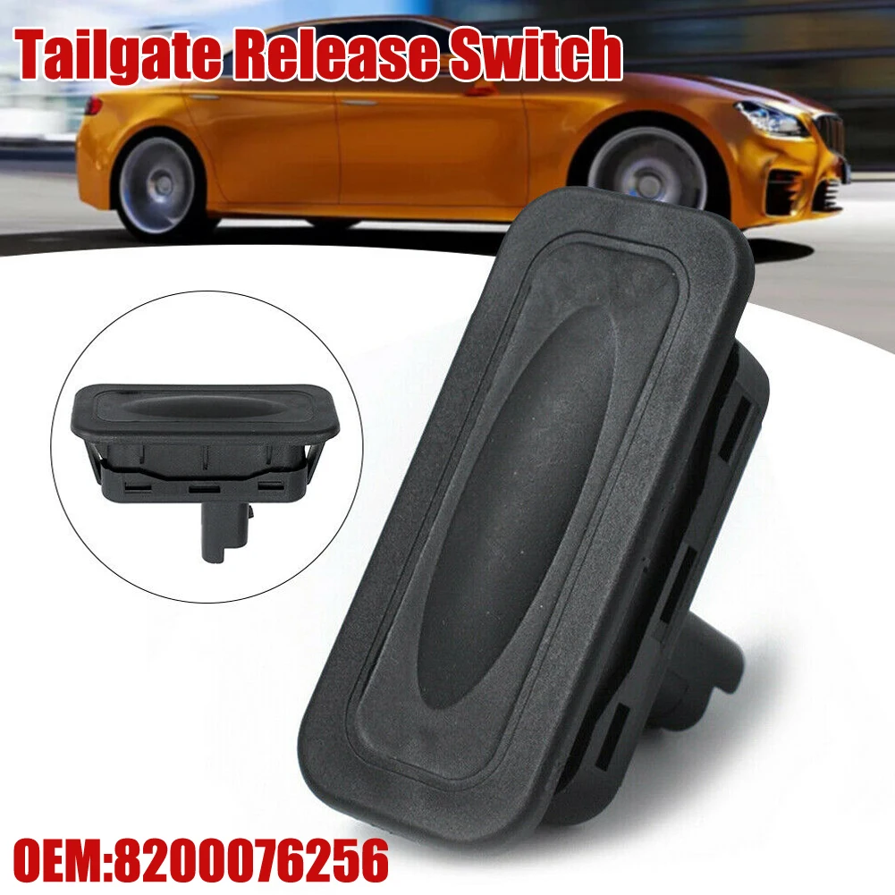 

Start Switch Tailgate Handle 8200076256 Trigger 2 Pins Accessories Black Boot Parts Plastic Replacement Rear New