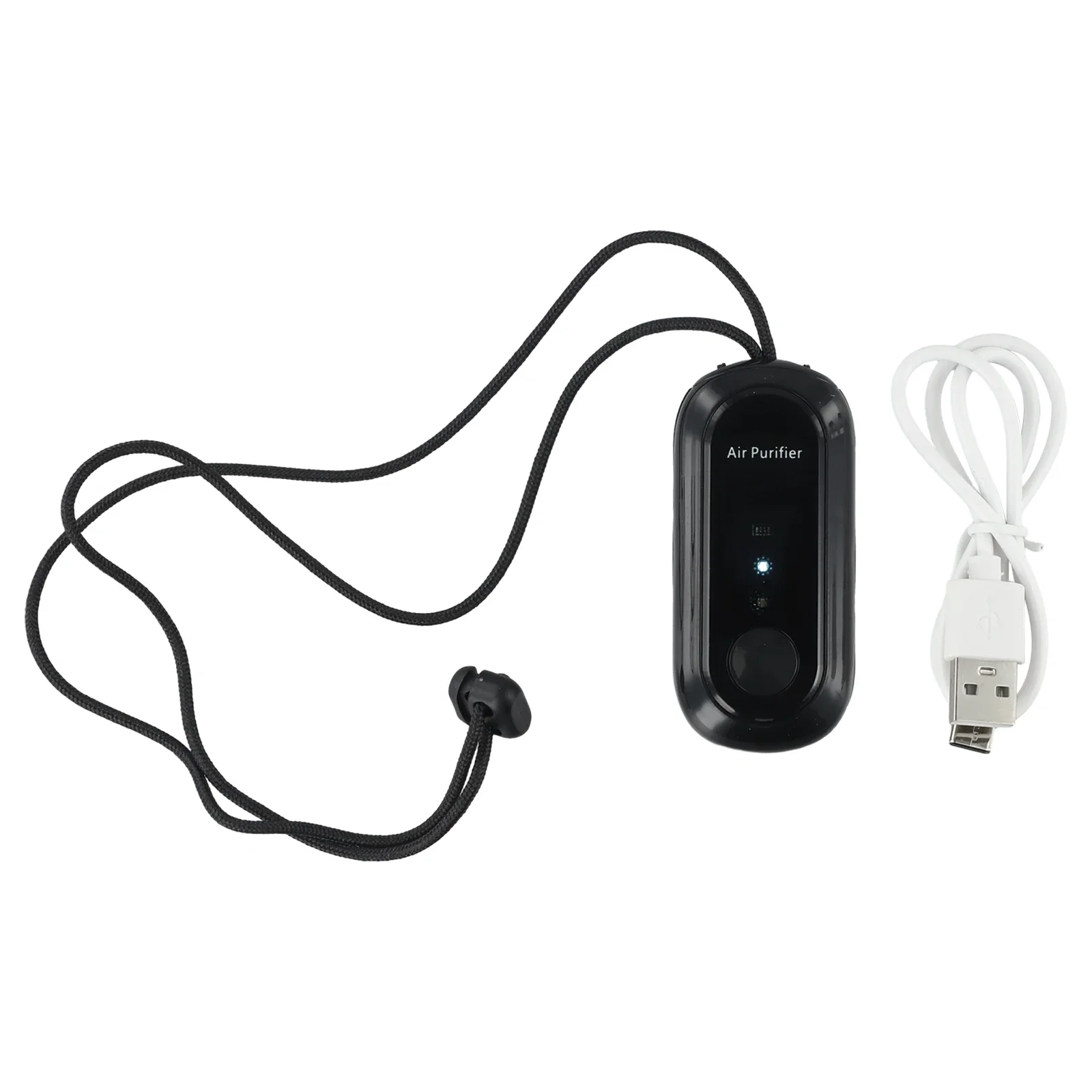 

80x35x23 мм Подвесной очиститель воздуха Персональный очиститель воздуха Эффективное удаление примесей Длительный срок службы батареи Тихая работа