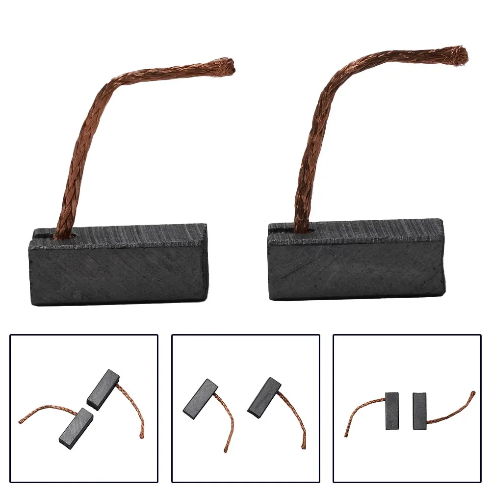 High Quality Brand New Automation Carbon Brushes Power Tool 2pcs 7x8x19mm Carbon Brushes Carbon/Metal Motor Brush