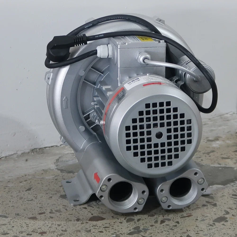For Aquaculture 850W High Pressure Side Channel Blower Vortex Air Pump Pond Regenerative Biofloc Farming Fish Oxygen Ring Blower