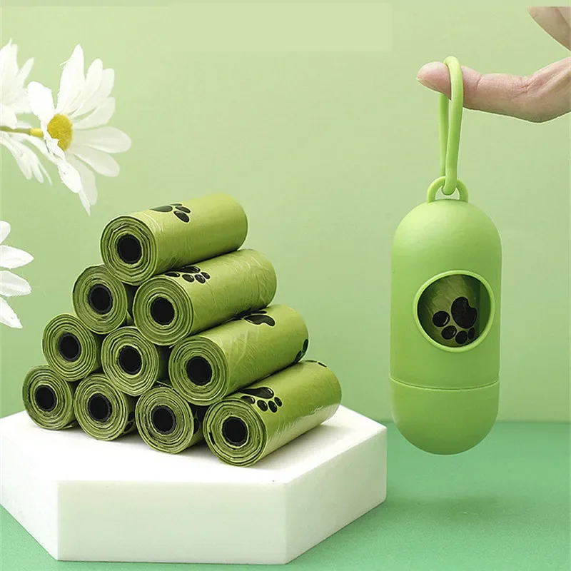 Juego de Bolsas de basura para perros, Mascotas seguras y no tóxicas, bolsas para excrementos, productos para perros, Dispensador, Bolsas Perro, accesorios limpios para mascotas, juguete