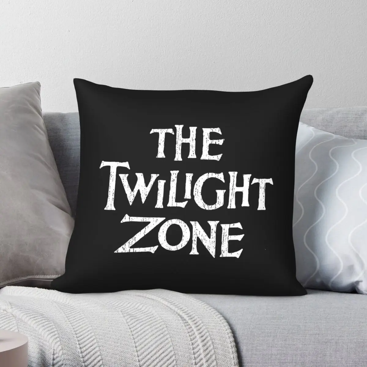 The Twilight Zone Sci-fi Pillowcase Polyester Linen Velvet Printed Zip Decorative Home Cushion Cover 45x45