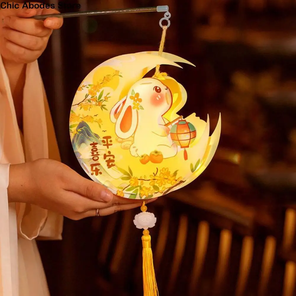 

DIY Craft Middle Autumn Festival Lantern Waterproof Chinese Festival Lantern Material Pack Luminous Handmade