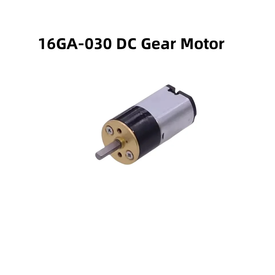 3V6V 16GA030 Micro DC Gear Motor 16mm Smart Lock Security Instrument Dustproof DIY Model