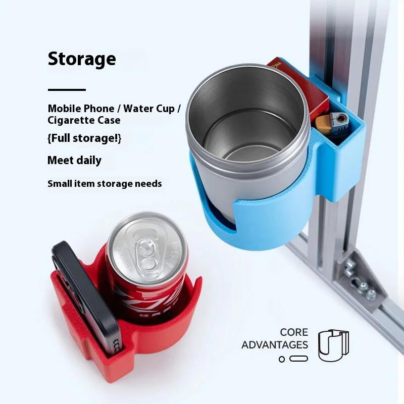 دعامة كأس الماء متعددة الوظائف من الألومنيوم تحاكي دعامة ألومنيوم لمحاكاة طيران السباق