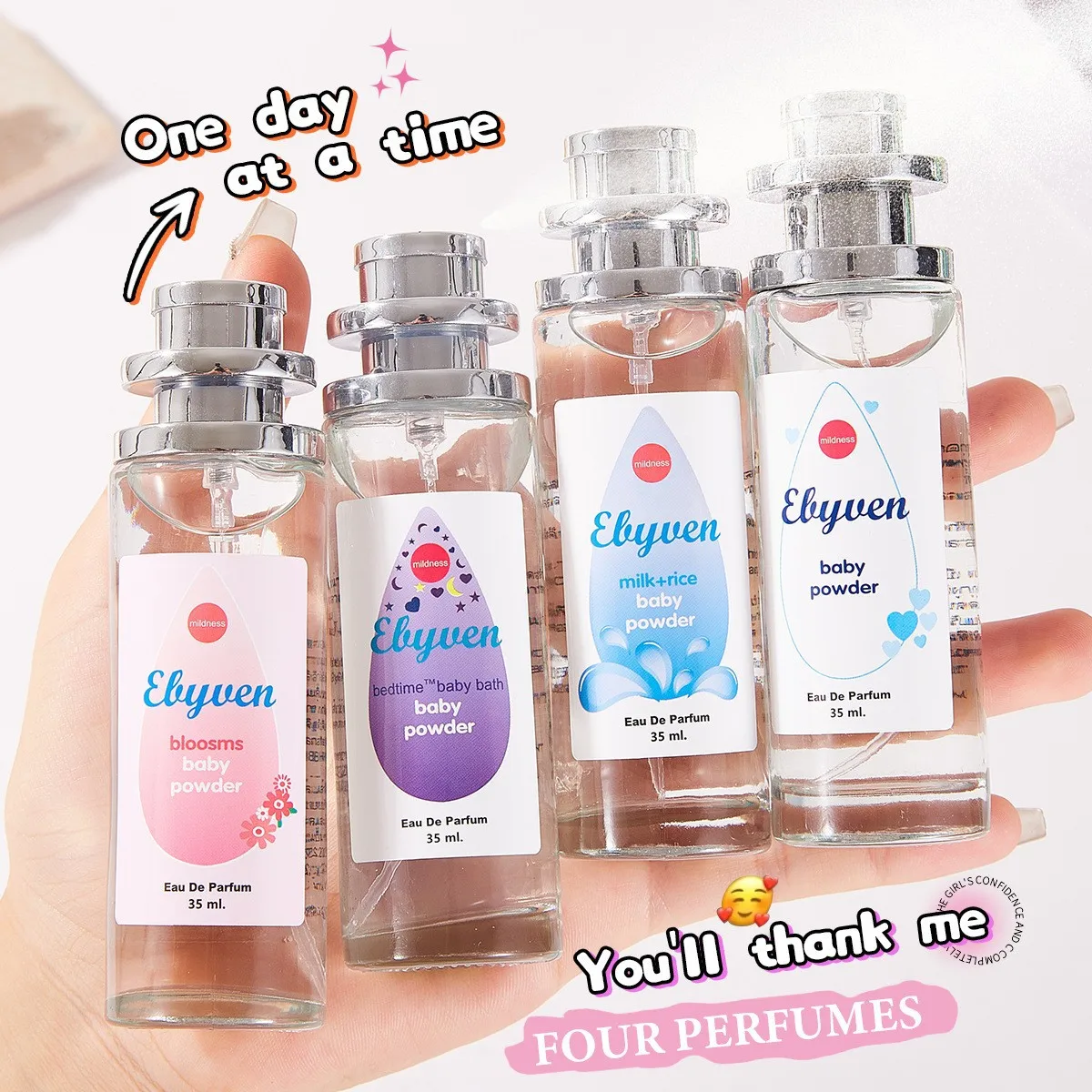 Baby Milk Powder Women Perfum Fresh Elegant High-quality Floral And Fruity Lasting Fragrance Milk Baby Perfume The Opposite Sex