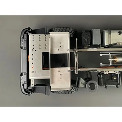 Metal Stainless Steel Battery Case Second Floor for 1/14 Tamiya RC Truck Trailer Tipper Scania Benz MAN Volvo Car DIY Parts