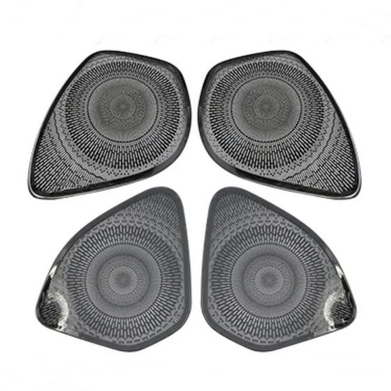 Tonlinker Interior Door Speaker Cover Sticker For Chevrolet MALIBU XL 2016-19 Car Styling 4 PCS Stainless Steel Cover sticker