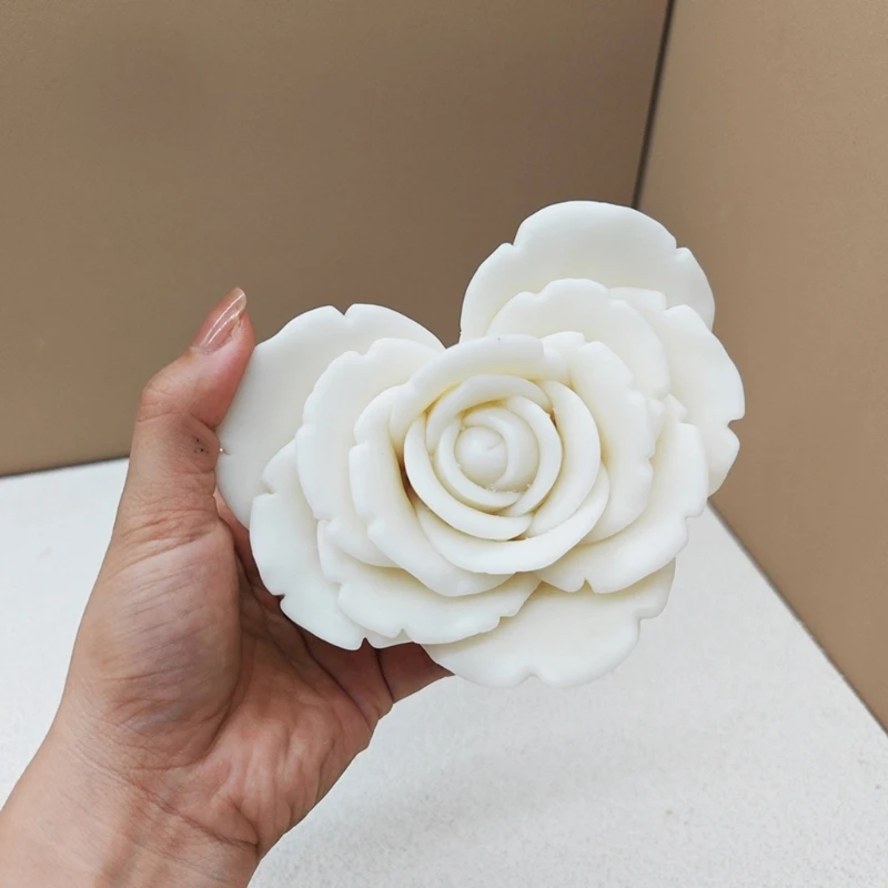 Sturdy Silicone Rose Making Mold Detailed Rose Silicone Mold for DIY Enthusiasts and Home Decoration Dropsale