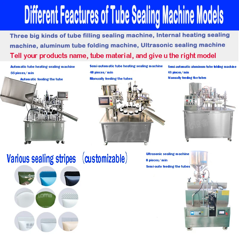 全自動チューブ充填シール機 歯磨き粉充填シール機