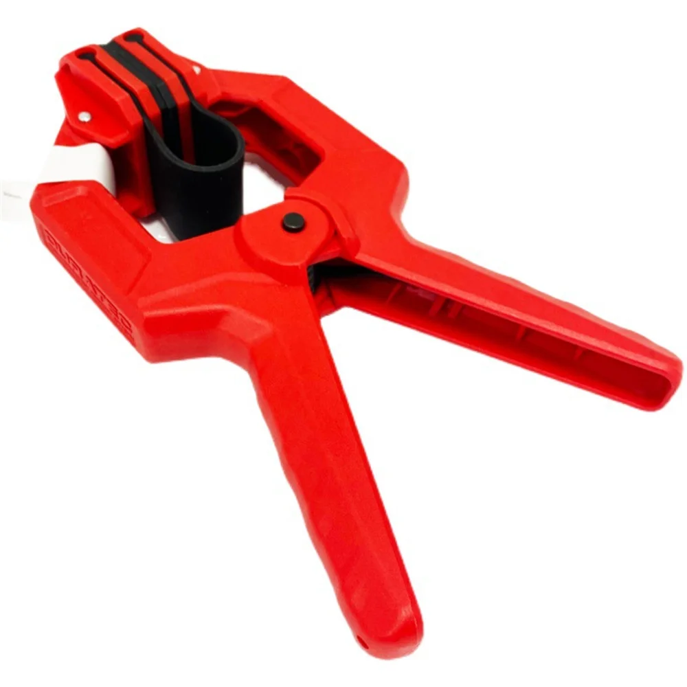 Abrazadera F de una sola mano, plástico de ingeniería de alta dureza, diseño de estilo G, 50mm de apertura máxima para carpintería, modelo de aviación