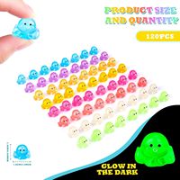 Micro Landscape Ornaments Colorful Luminous Small Octopus Ornaments Creative Fish Tank Landscaping Resin Crafts