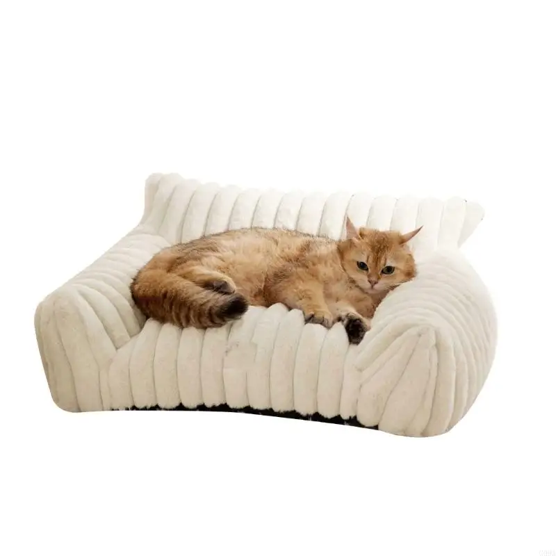 G99A Dog Couch Cuddle Bed Lounger Base Luxurious Cushion Sofa for Small to Medium Pet Creative Pet Bed Cute Nest