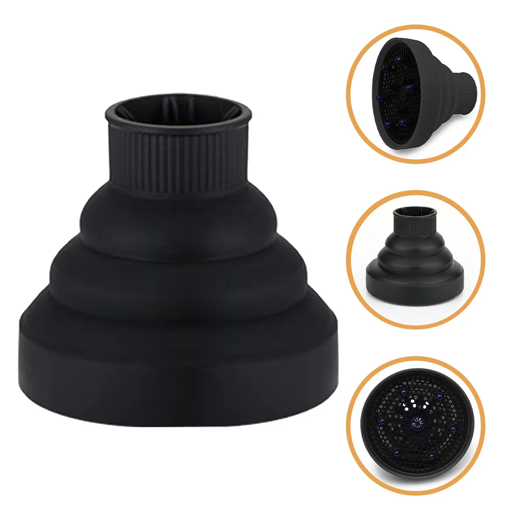 

Hair Dryer Diffuser Attachment Silicone Universal Fit for All Dryers Frizz Control Even Airflow for Curly Wavy Straight Hair