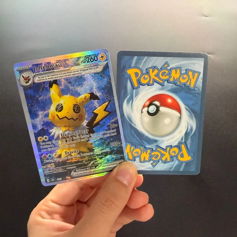 9 Style Diy PKM Cosplay Mimikyu Eevee Vaporeon Flareon Espeon Umbreon Leafeon Glaceon Sylveon Jolteon Collection Anime Card