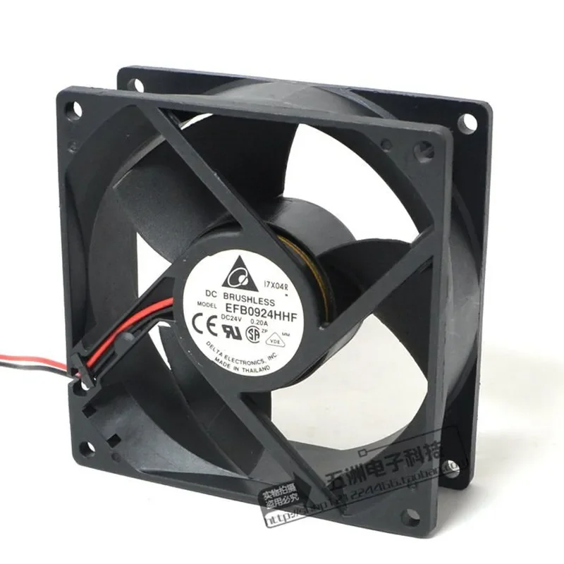 для Delta 9032 EFB0924HHF DC24V 0.20A 9CM Вентилятор охлаждения инвертора с двойным шарикоподшипником